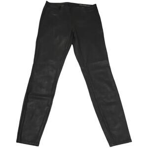 BlankNYC Leggings Happy Hour Black Texture Faux Leather Pull On Pants Women's 27